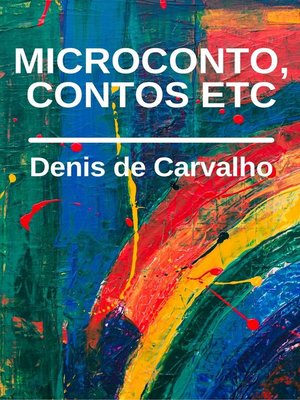 cover image of MICROCONTO, CONTOS ETC